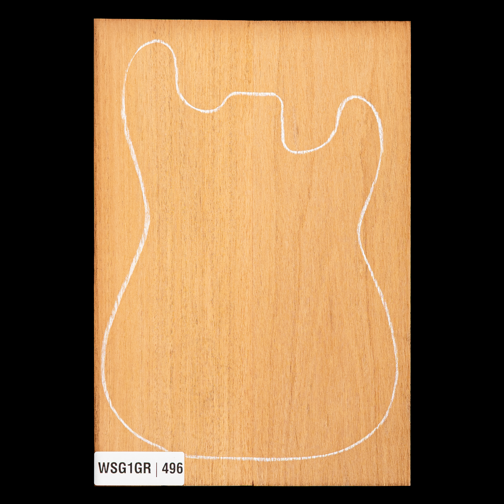 Honduran Mahogany Body Blank, 2-Piece (9.8 lb) - 496