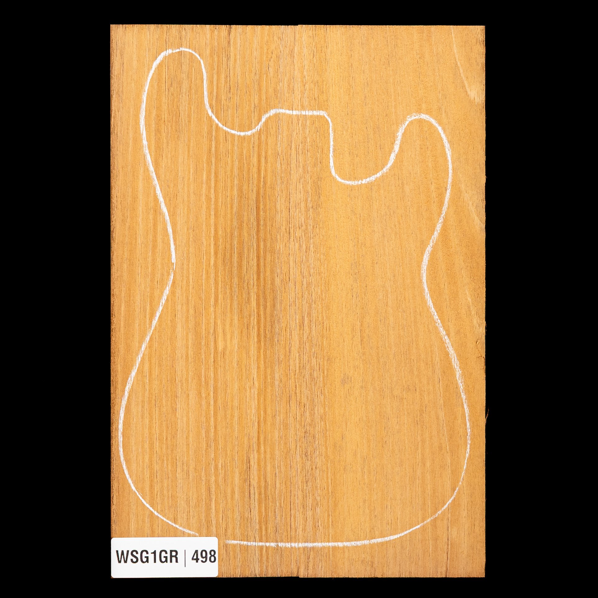 Honduran Mahogany Body Blank, 2-Piece (9.8 lb) - 498