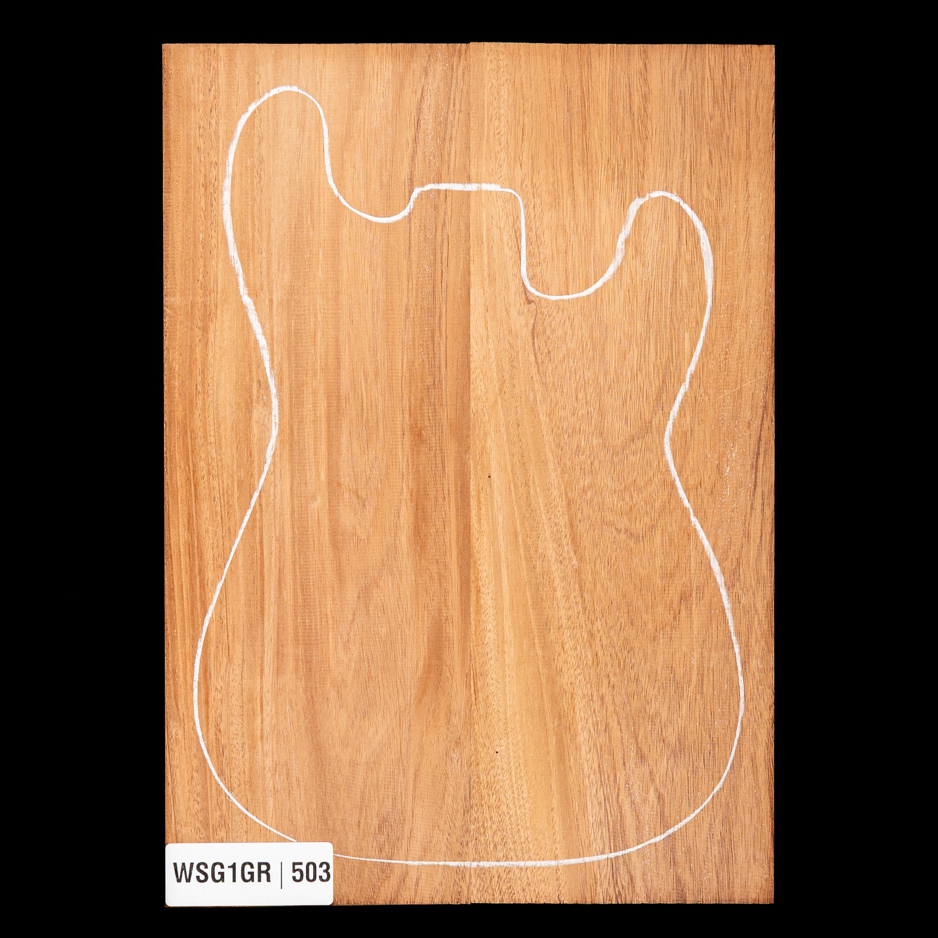 Honduran Mahogany Body Blank, 2-Piece (11 lb) - 503