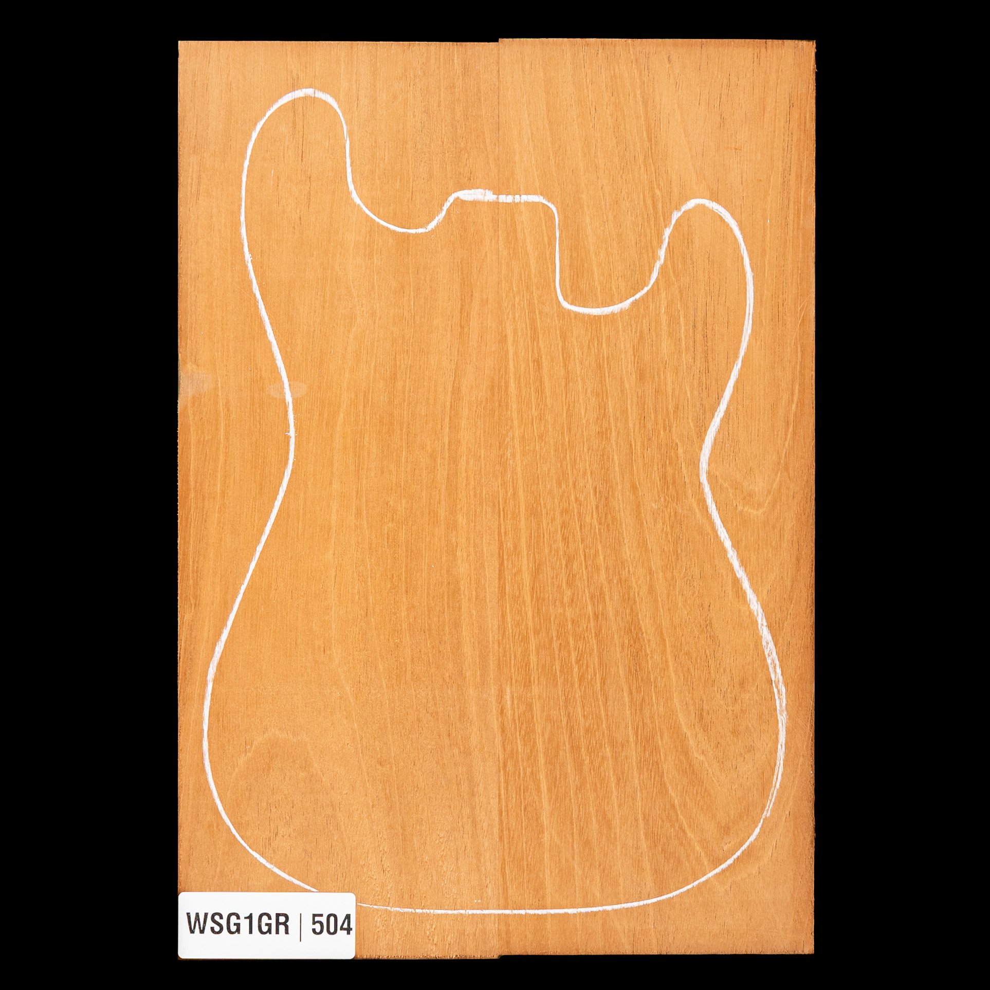 Honduran Mahogany Body Blank, 2-Piece (10.6 lb) - 504