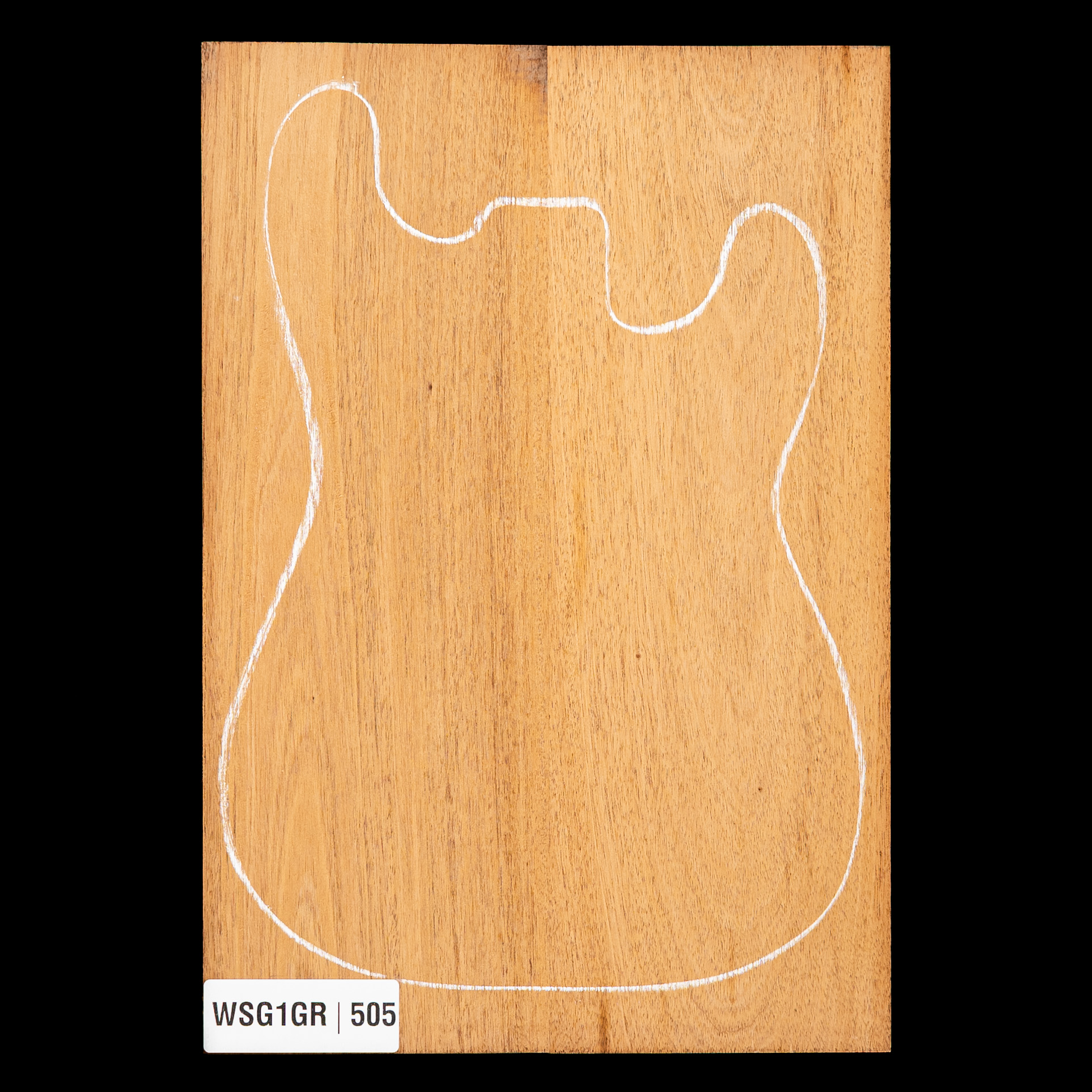 Honduran Mahogany Body Blank, 2-Piece (10.1 lb) - 505