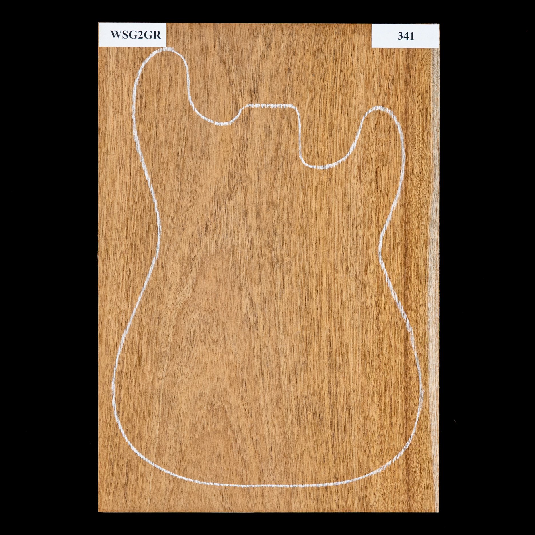 Cuerpo en bruto de caoba hondureña, 1 pieza (10 lb) - 341 Cuerpo en bruto de caoba hondureña, 1 pieza (10 lb) - 341