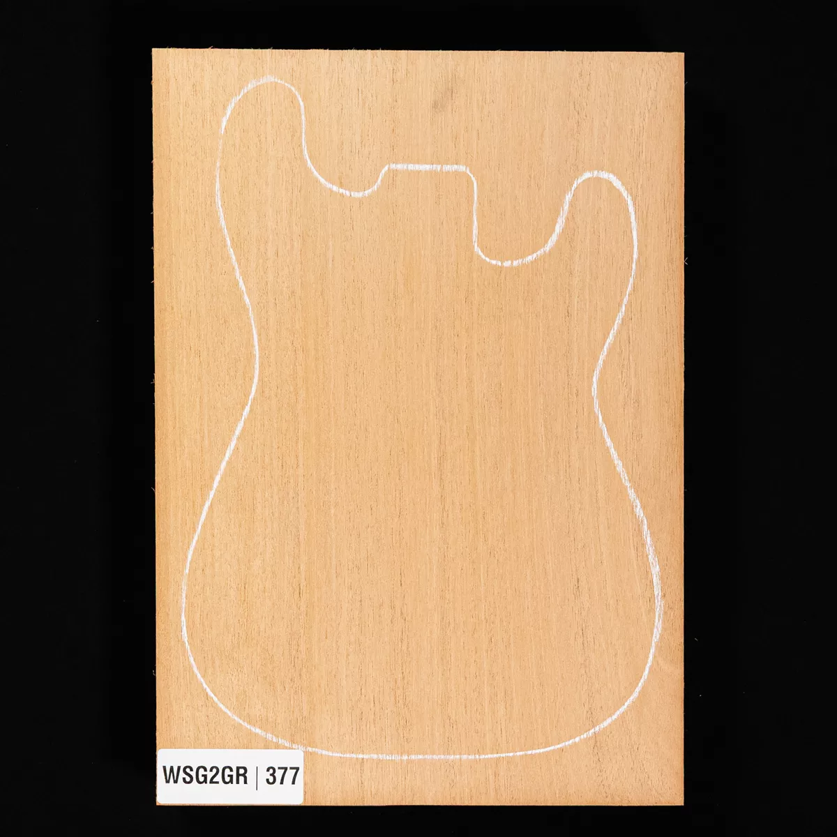 Cuerpo en bruto de caoba hondureña, 1 pieza (11 lb) - 377 Cuerpo en bruto de caoba hondureña, 1 pieza (11 lb) - 377