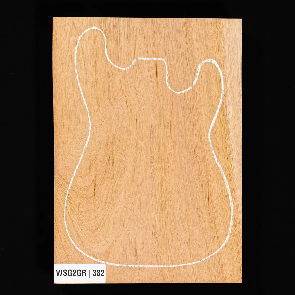 Cuerpo en bruto de caoba hondureña, 1 pieza (11,5 lb) - 382 Cuerpo en bruto de caoba hondureña, 1 pieza (11,5 lb) - 382