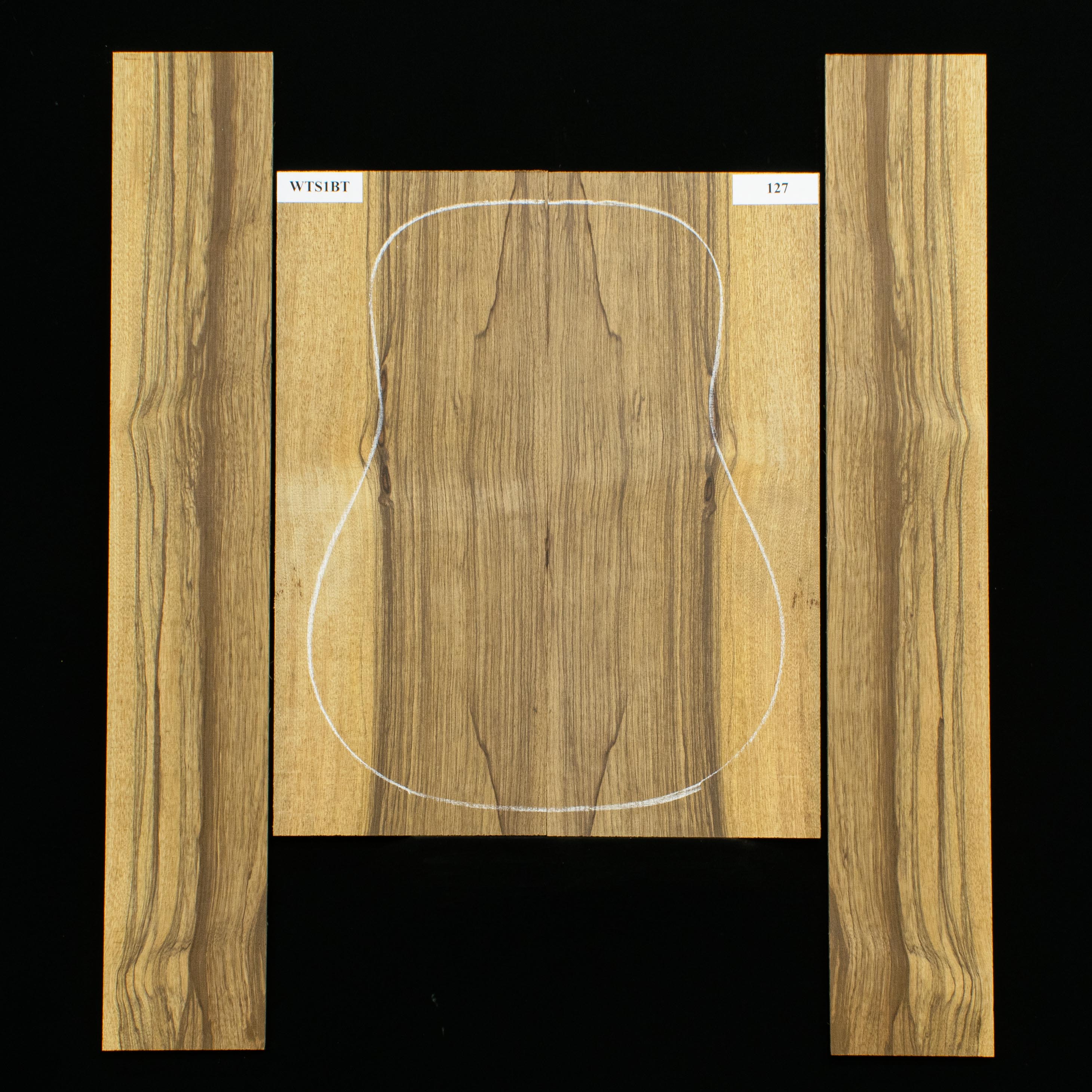 Set de aros y fondo de Black Limba - 127 Set de aros y fondo de Black Limba - 127