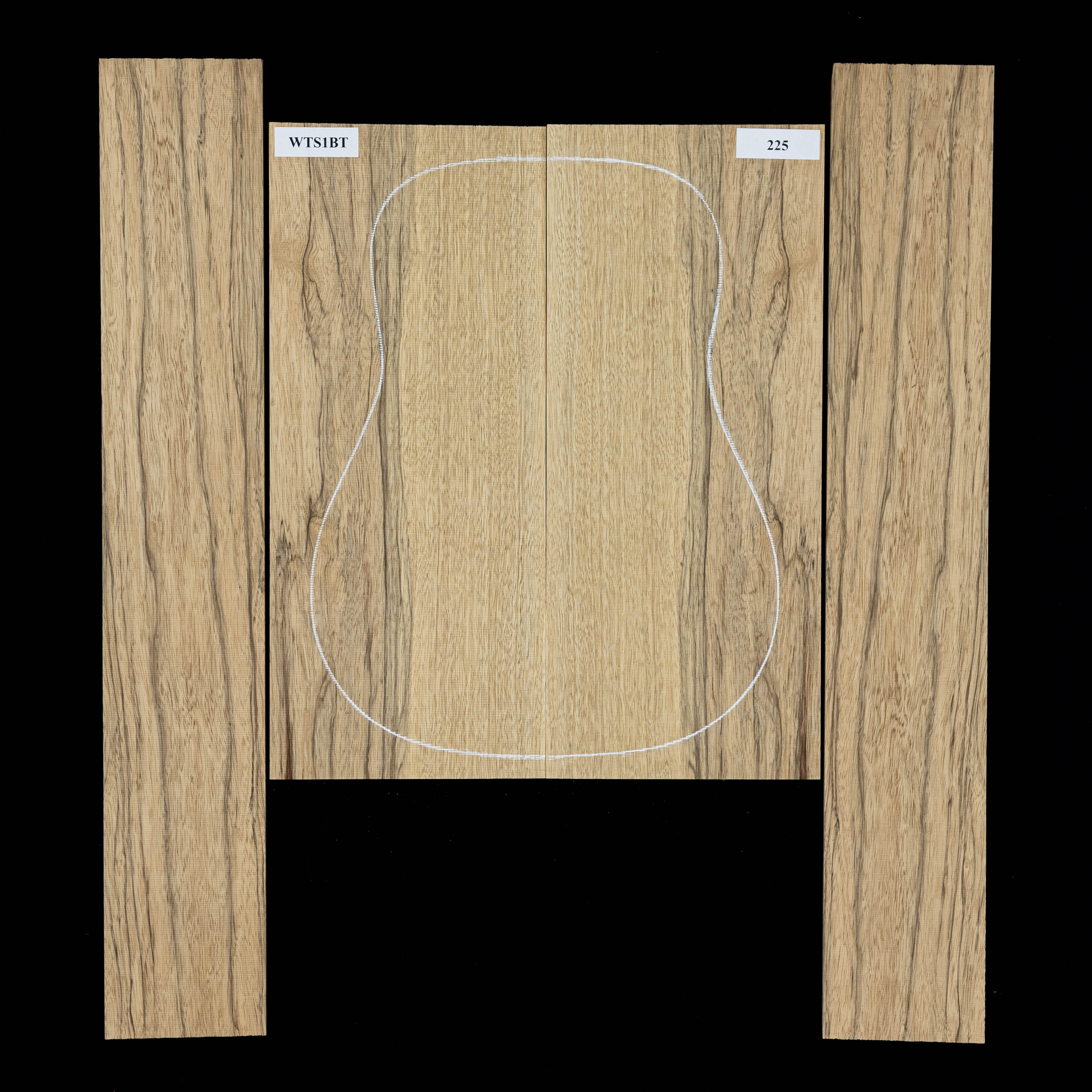 Set de aros y fondo de Black Limba - 225 Set de aros y fondo de Black Limba - 225