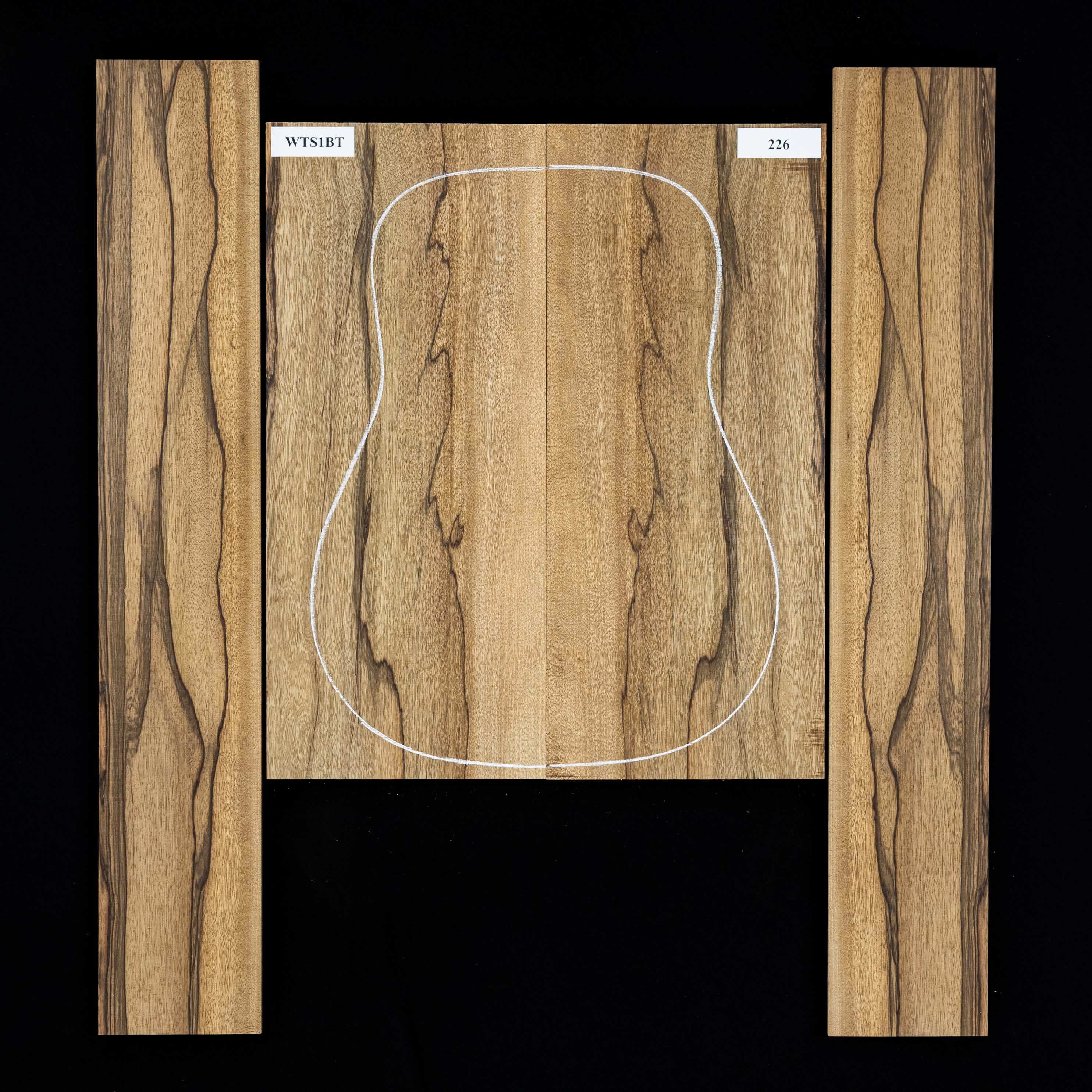 Set de aros y fondo de Black Limba - 226 Set de aros y fondo de Black Limba - 226