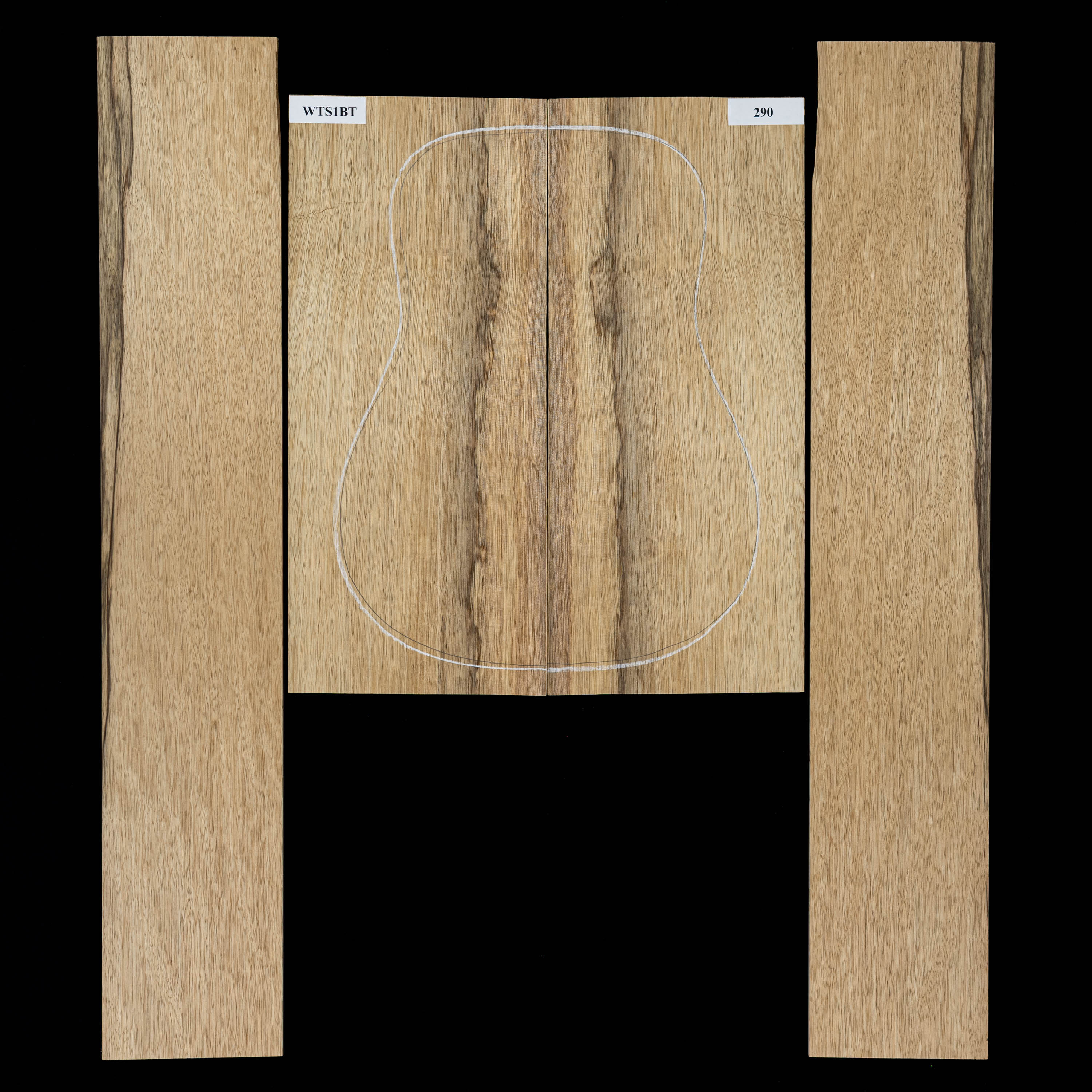 Set de aros y fondo de Black Limba - 290 Set de aros y fondo de Black Limba - 290