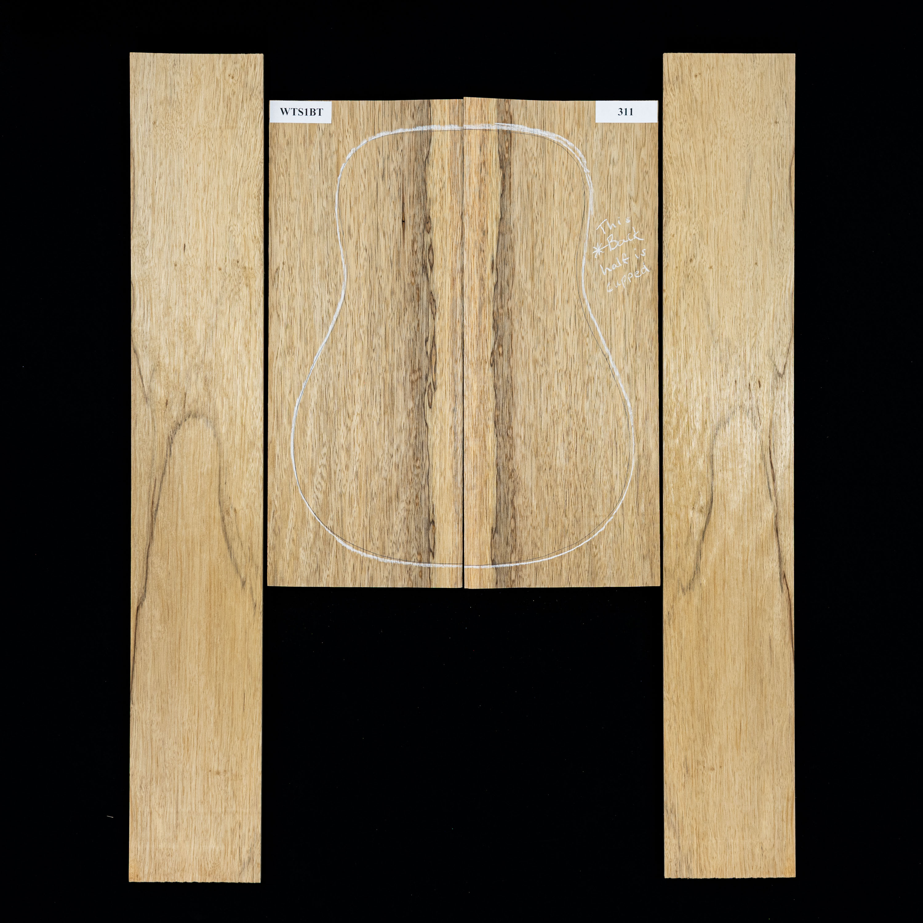 Set de aros y fondo de Black Limba - 311 Set de aros y fondo de Black Limba - 311