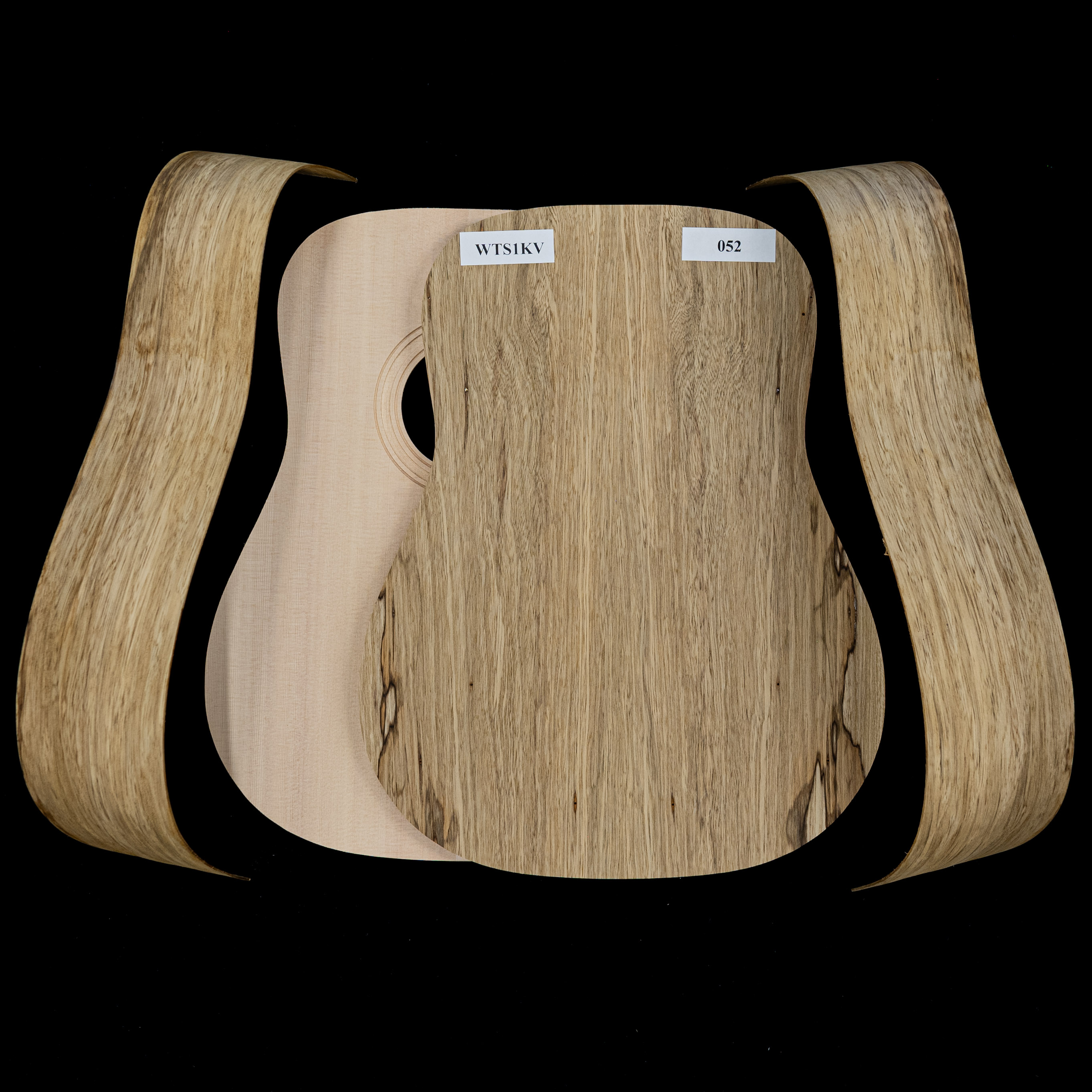 Kit Dreadnought de Black Limba WoodStax con mástil atornillado - 052 Kit Dreadnought de Black Limba WoodStax con mástil atornillado - 052