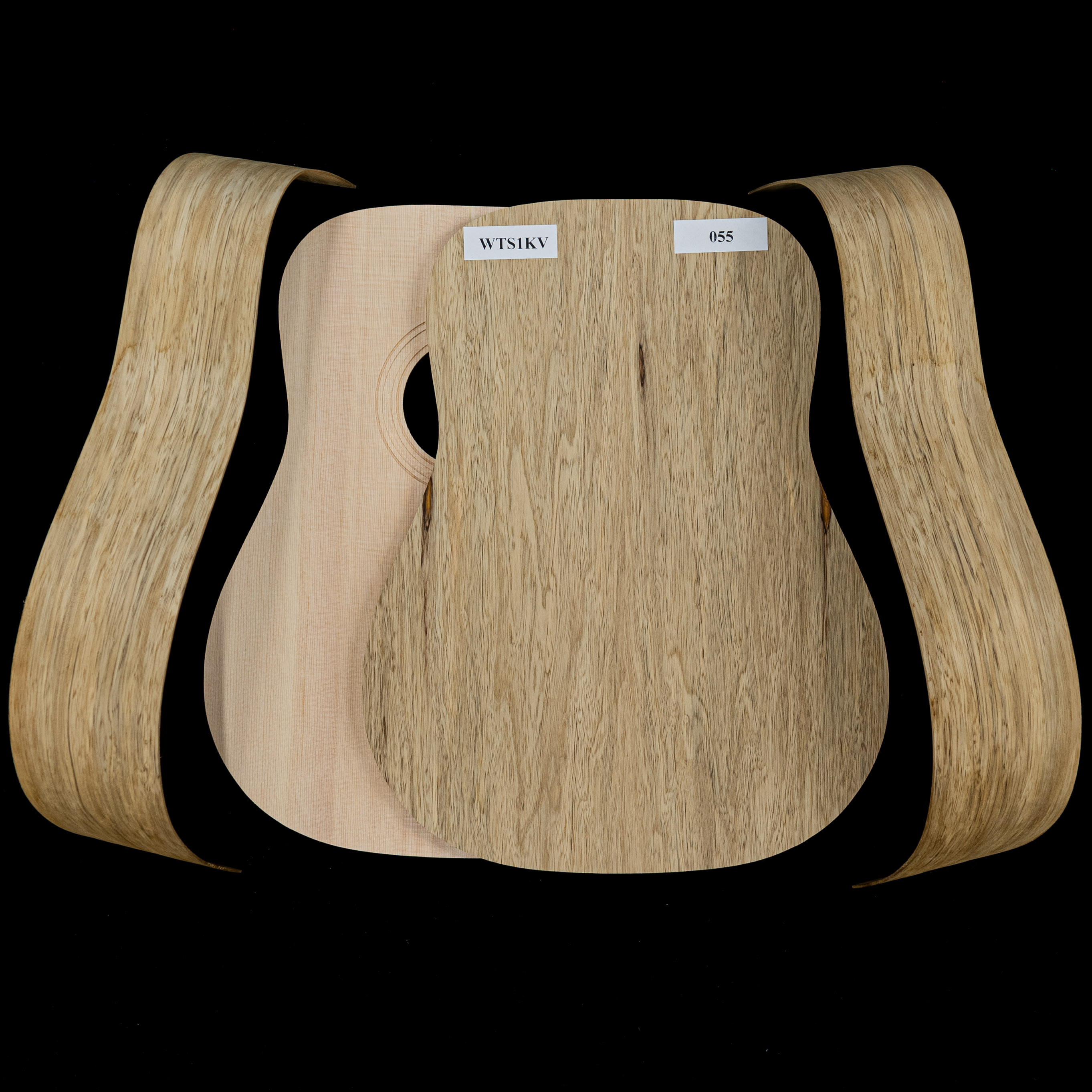 Kit Dreadnought de Black Limba WoodStax con mástil atornillado - 055 Kit Dreadnought de Black Limba WoodStax con mástil atornillado - 055