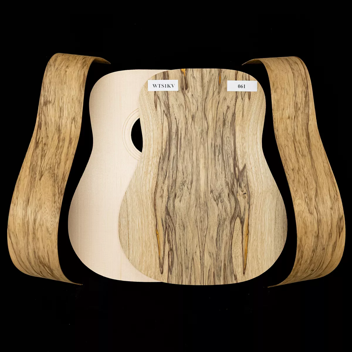 Kit Dreadnought de Black Limba WoodStax con mástil atornillado - 061 Kit Dreadnought de Black Limba WoodStax con mástil atornillado - 061