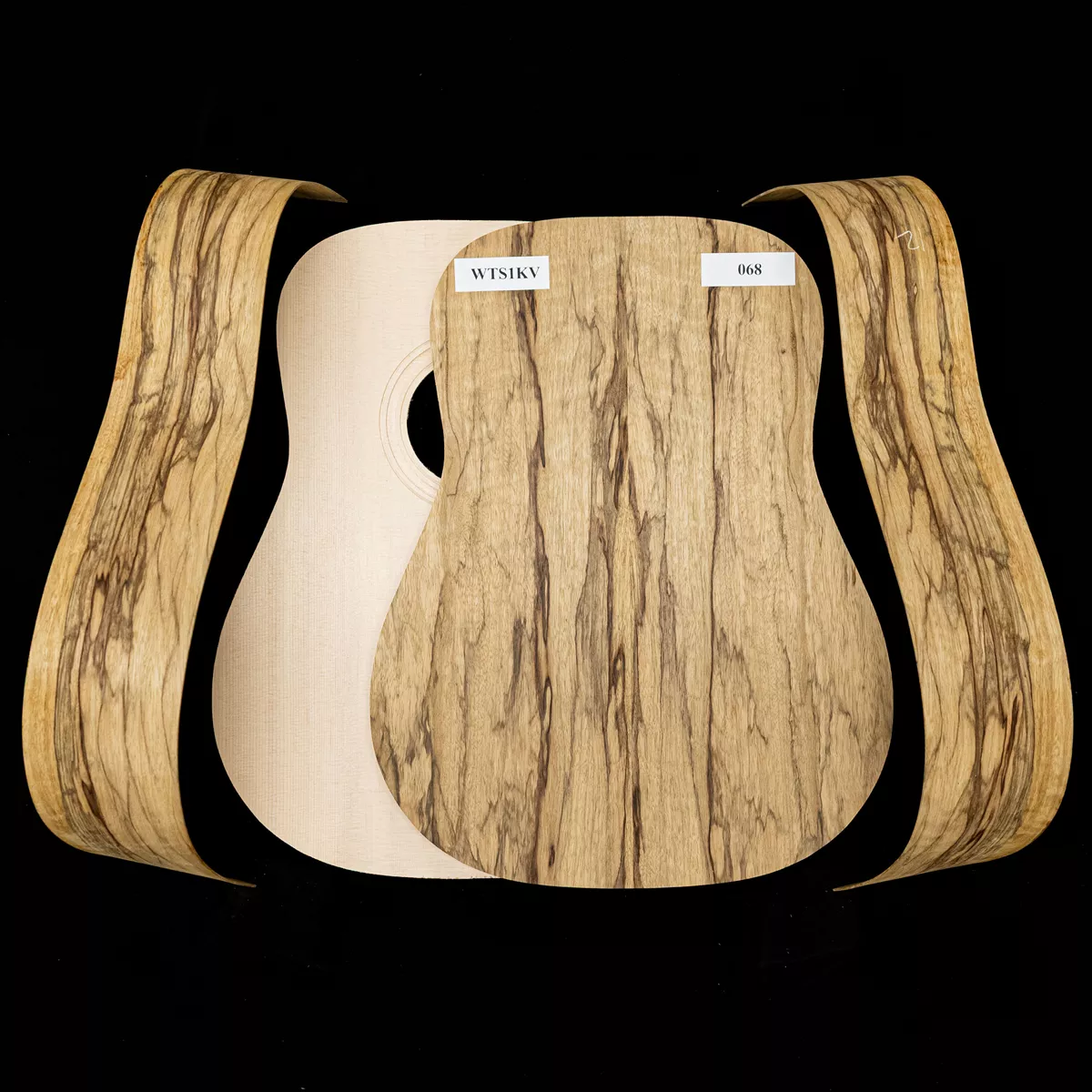 Kit Dreadnought de Black Limba WoodStax con mástil atornillado - 068 Kit Dreadnought de Black Limba WoodStax con mástil atornillado - 068