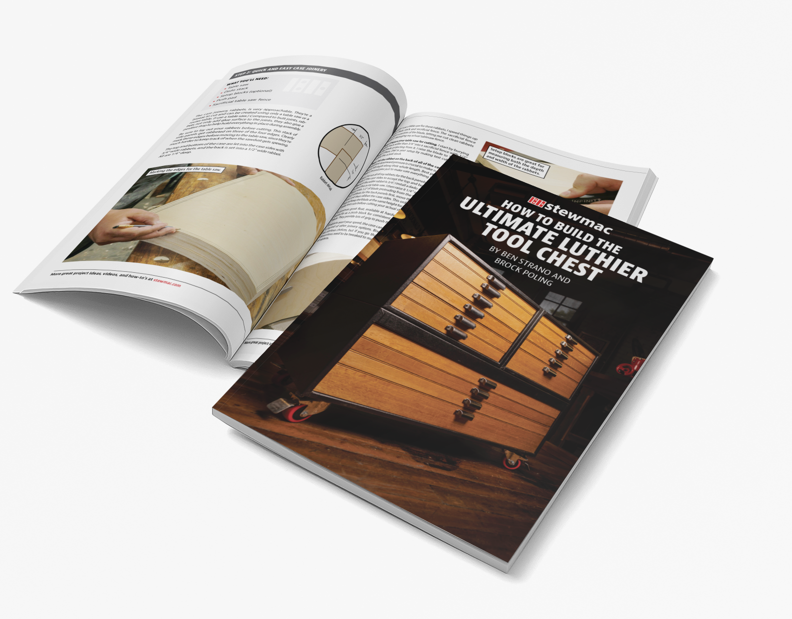 Folleto de instrucciones sobre cómo crear la herramienta definitiva Luthier para el cofre