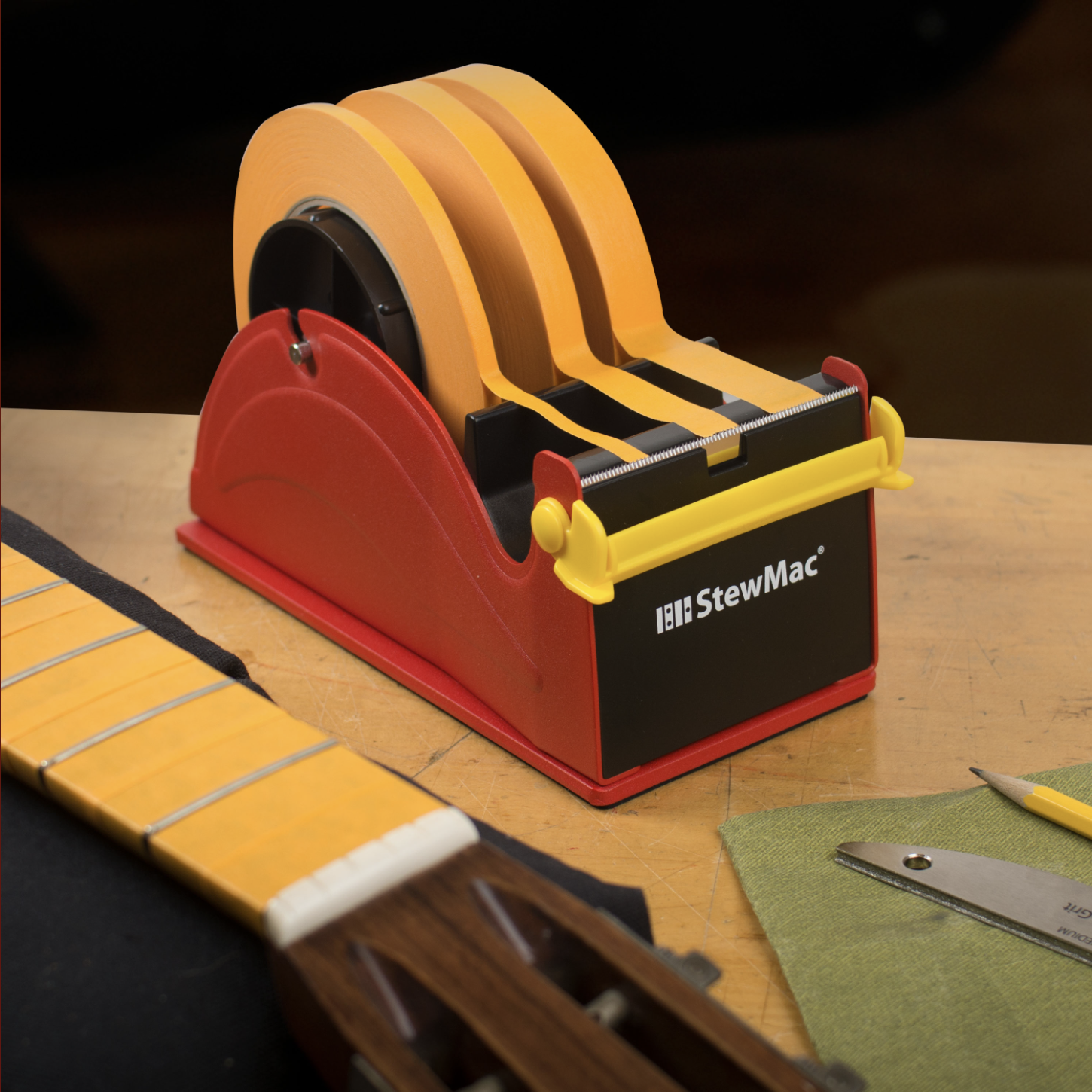 15 % de descuento en la cubierta de cinta de Guitar Shop con StewMAX