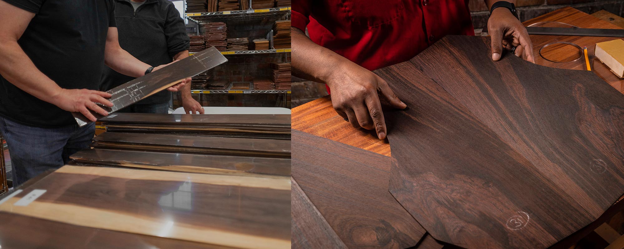 Conjuntos de madera brasileña