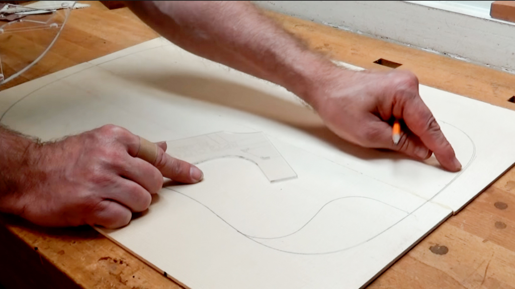 Plantilla de corte LMI - Bolsa de correo Luthier Tips du Jour