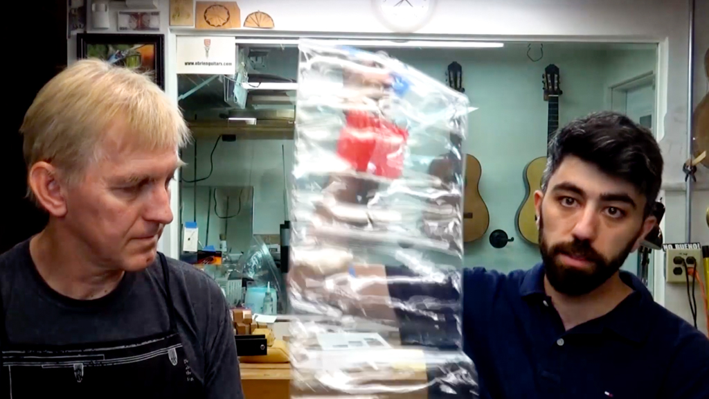 Cómo laminado de acompañamientos de guitarra - Bolsa de correo Luthier Tips du Jour