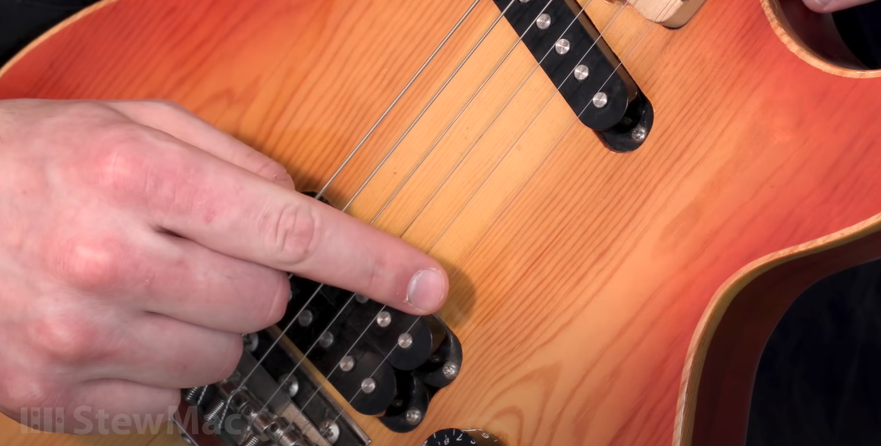 La cuerda de guitarra más pequeña