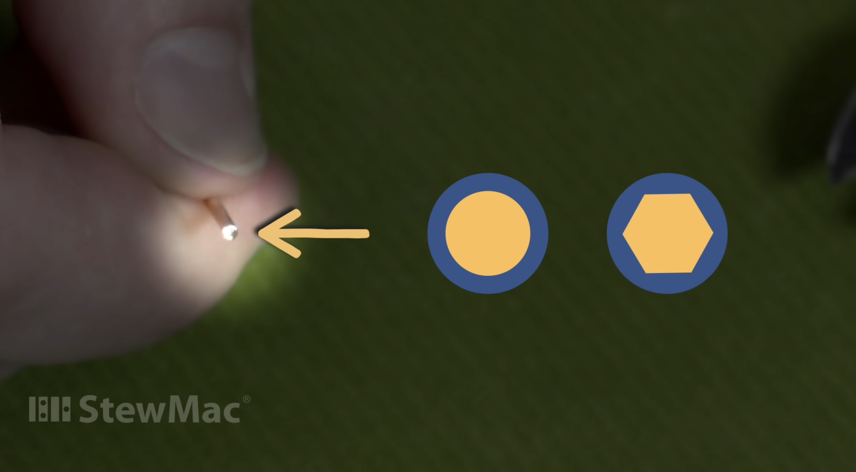 La forma del núcleo de las cuerdas enrolladas o de bajo
