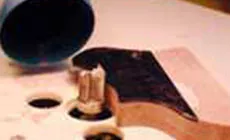 El colector de polvo nos succiona las virutas