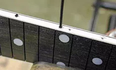 Foto: instalación de puntos laterales