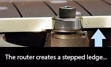 Foto: fresado para el recorte