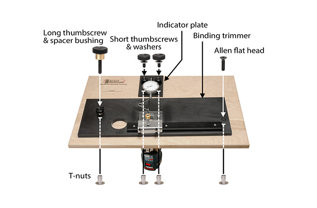 Instrucciones de la recortadora de unión MacRostie