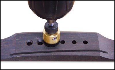 Instrucciones de la herramienta de biselado de orificios de pasador de puente