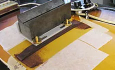 Herramienta Saddlematic en acción