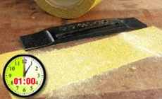 Lijado: Se ha limpiado el pegamento (siguiente 10min)