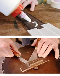 Foto: pegamento, retirada del puente