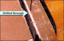 Desmontaje del sillín - Sillón perforado