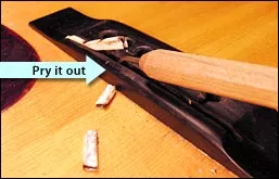 Desmontaje del sillín - Pry it Out