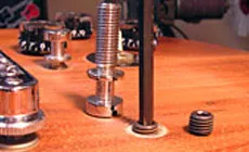 Foto: inserción de una contratuerca