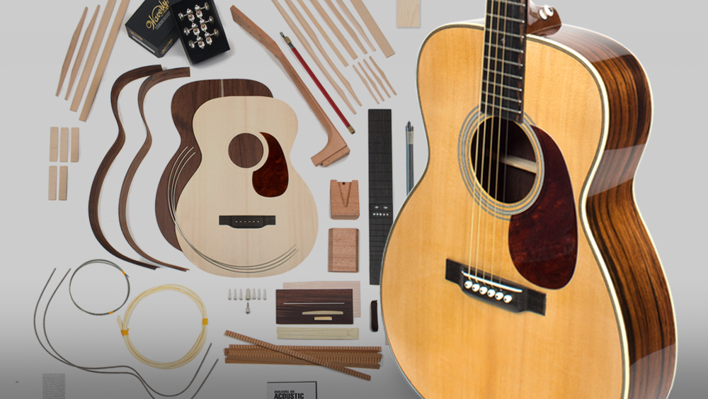 1933 Instrucciones del kit de guitarra acústica OM-18 antes de la guerra