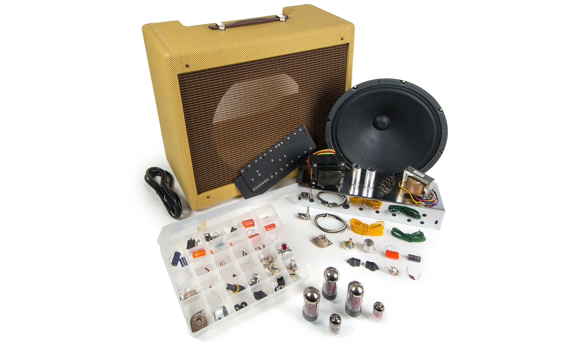 Instrucciones del Kit de amplificador '59 Tweed de 15W