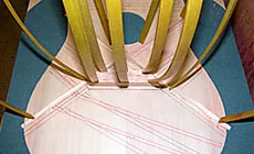 Foto: pegado con una cubierta de barra de go