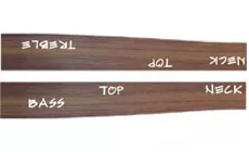 Marque los lados sin doblar