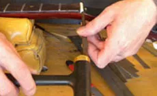 Instalación de una tuerca, paso 1