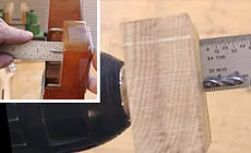 Taladrar los orificios de los pernos de mástil