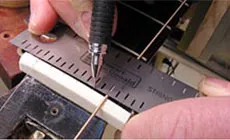 Medida de la tuerca de puente y el silleta