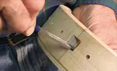 Presentación de un agujero cuadrado