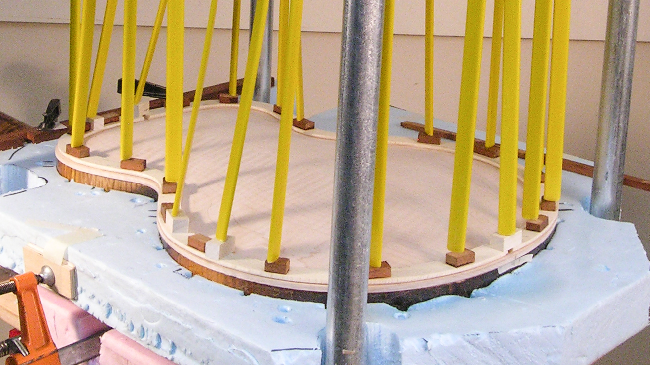 ¡Mantén el cuerpo en forma! Equipo de encolado de plantilla de barra de apoyo/mástil.