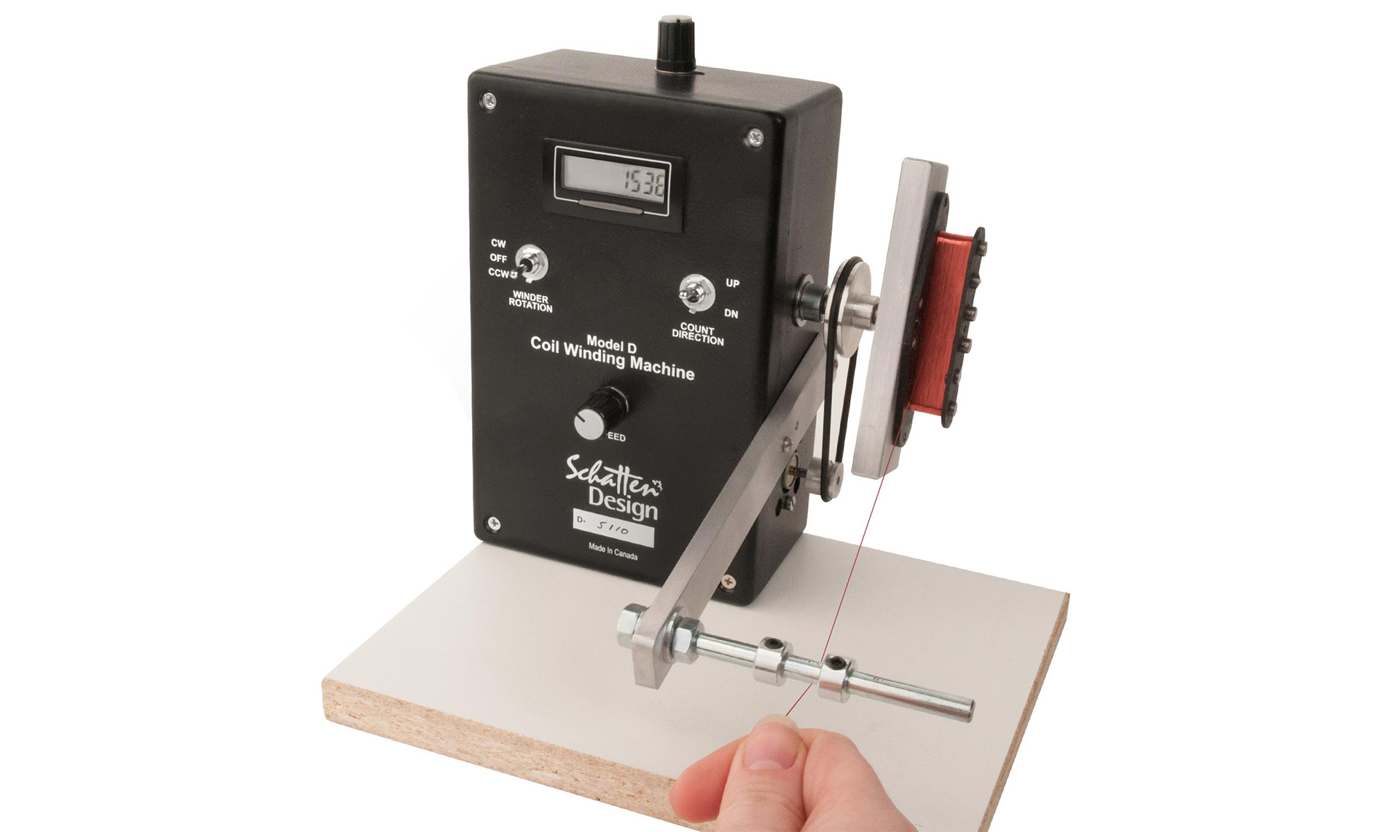 Devanado de recogida con la bobinadora de recogida Schatten