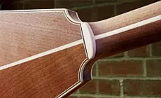 Foto: ribetes y bindings de arce