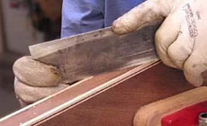 Foto: raspado en ángulo