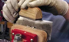 Foto: afilar el raspador