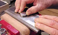 Foto: afilar el raspador