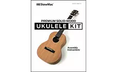 Cubierta de instrucciones para el kit Ukelele de madera maciza